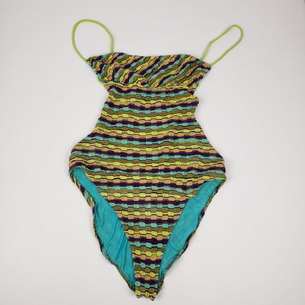 Missoni Mare Backless One Piece Swimsuit VINTAGE